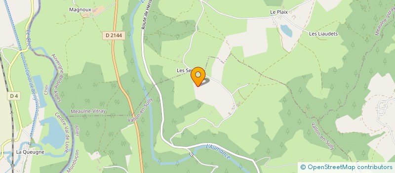 localisation de l'entreprise MADAME SYLVIE ARCQ à VALLON-EN-SULLY