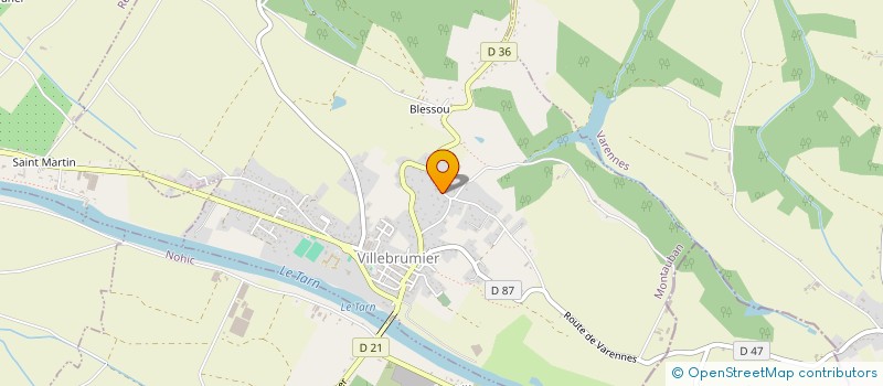 localisation de l'entreprise MADAME SYLVIE ARDITI  VILLEBRUMIER