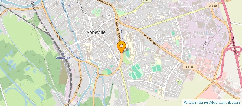 localisation de l'entreprise MADAME SYLVIE ARNAUDIES à ABBEVILLE