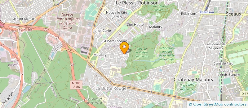 localisation de l'entreprise MADAME SYLVIE ARNOUX à CHATENAY-MALABRY