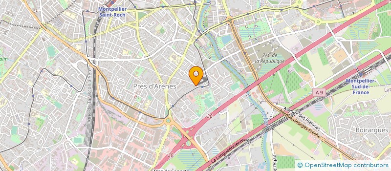 localisation de l'entreprise MADAME SYLVIE ASSAUD à MONTPELLIER