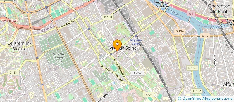 localisation de l'entreprise MADAME SYLVIE ATLAN à IVRY-SUR-SEINE