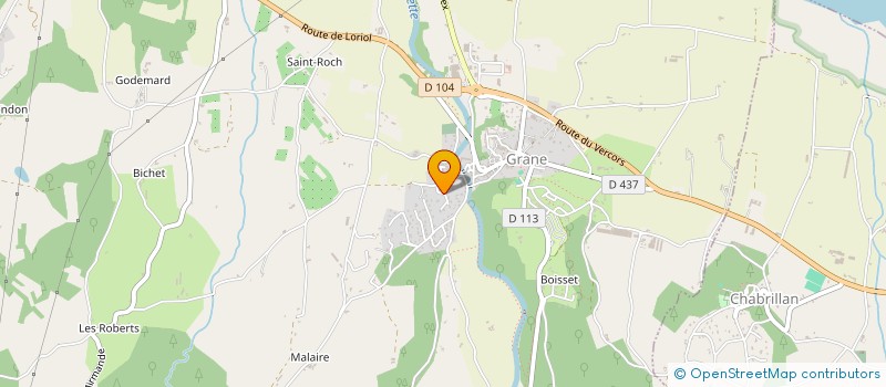 localisation de l'entreprise MADAME SYLVIE AUBERT  GRANE