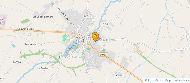 localisation de l'entreprise MADAME SYLVIE AUBOURG à NEUVY-SAINT-SEPULCHRE
