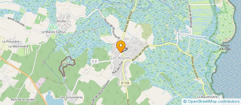 localisation de l'entreprise MADAME SYLVIE AUBRIERE  DOLUS-D'OLERON