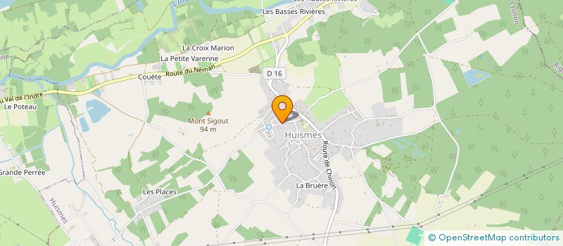 localisation de l'entreprise MADAME SYLVIE AUDECON  HUISMES