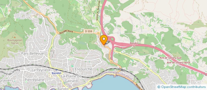 localisation de l'entreprise MADAME SYLVIE AUDOLI  BANDOL