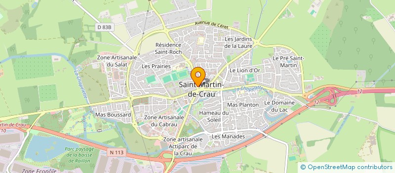 localisation de l'entreprise MADAME SYLVIE AUGUSTIN à SAINT-MARTIN-DE-CRAU