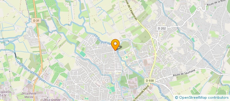 localisation de l'entreprise MADAME SYLVIE AUSSENAC  L'ISLE-SUR-LA-SORGUE