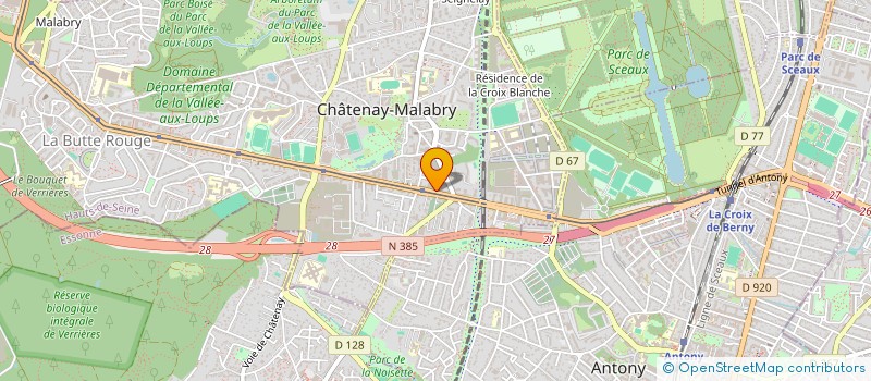 localisation de l'entreprise MADAME SYLVIE AUVRAY  CHATENAY-MALABRY