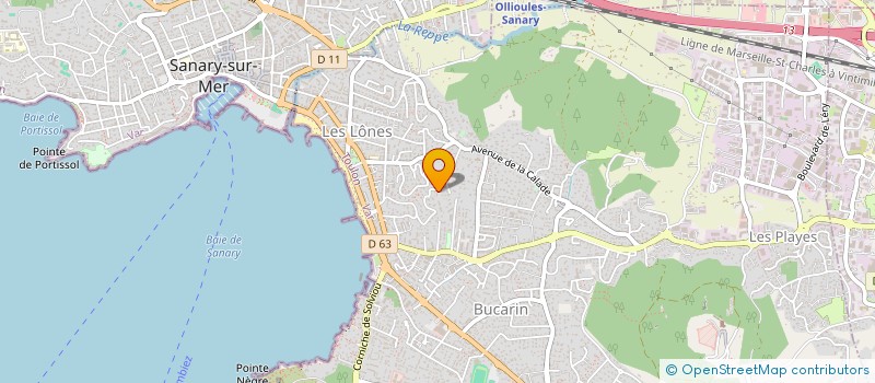 localisation de l'entreprise MADAME SYLVIE BABOUHOT à SIX-FOURS-LES-PLAGES