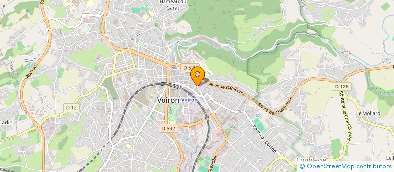 localisation de l'entreprise MADAME SYLVIE BACIOCCHI  SAINT-EGREVE