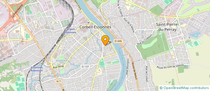 localisation de l'entreprise MADAME SYLVIE BADIN à CORBEIL-ESSONNES