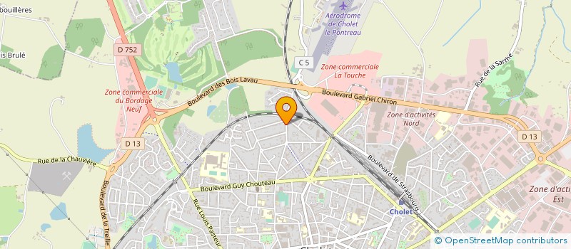 localisation de l'entreprise MADAME SYLVIE BAILLEUL à CHOLET