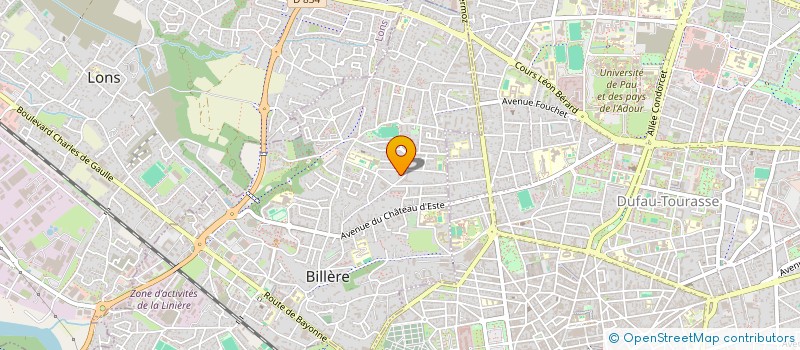 localisation de l'entreprise MADAME SYLVIE BALADON à BILLERE