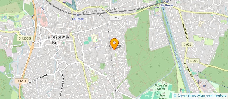 localisation de l'entreprise MADAME SYLVIE BALLANDRAS à LA TESTE-DE-BUCH