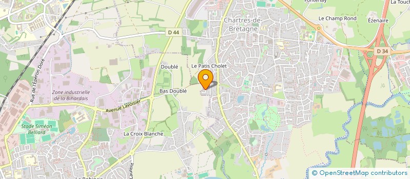 localisation de l'entreprise MADAME SYLVIE BALOUIN à CHARTRES-DE-BRETAGNE