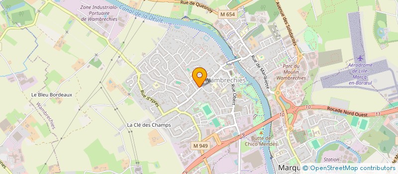 localisation de l'entreprise MADAME SYLVIE BANQUART  WAMBRECHIES