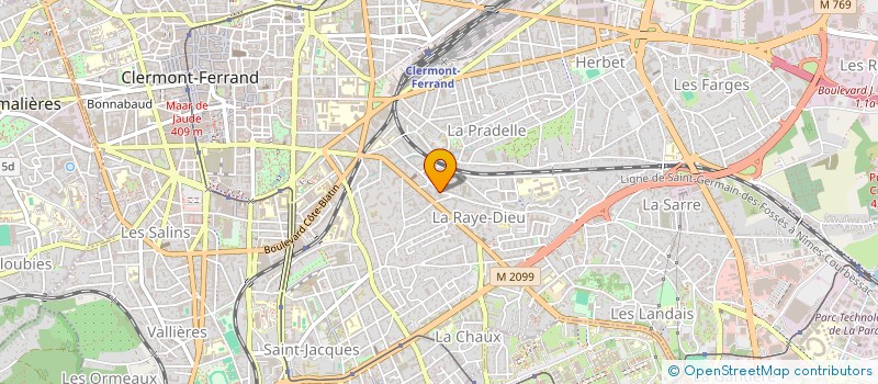 localisation de l'entreprise MADAME SYLVIE BANSON  CLERMONT-FERRAND