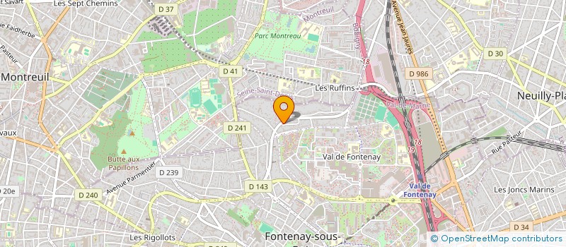 localisation de l'entreprise MADAME SYLVIE BAR à FONTENAY-SOUS-BOIS