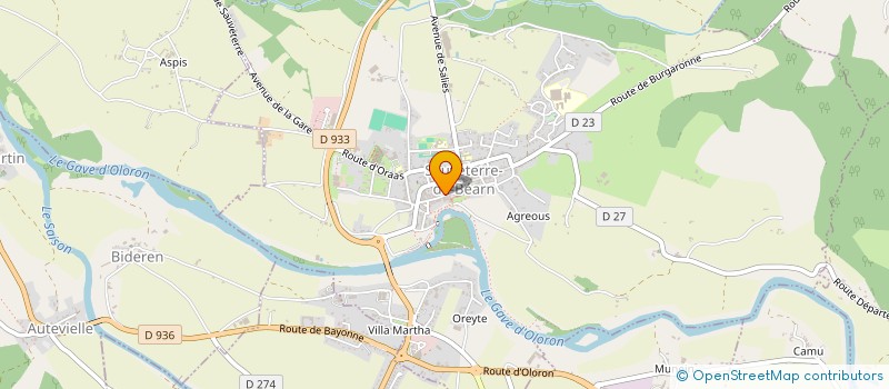 localisation de l'entreprise MADAME SYLVIE BARADAT  SAUVETERRE-DE-BEARN