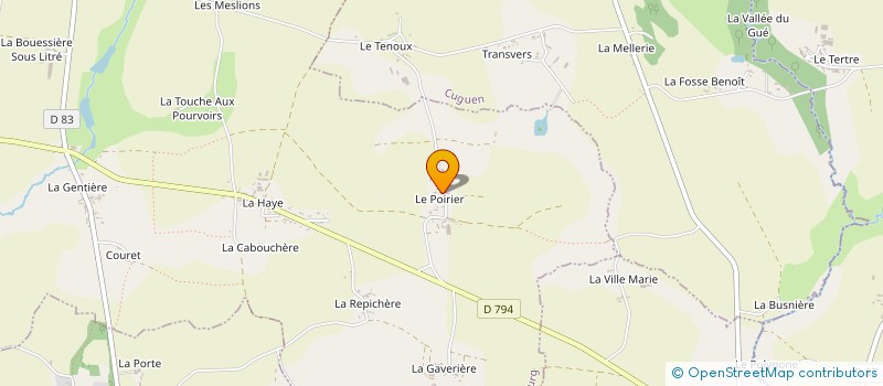 localisation de l'entreprise MADAME SYLVIE BARBE  COMBOURG