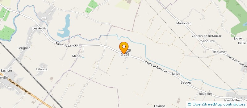 localisation de l'entreprise MADAME SYLVIE BARBERIN  GONTAUD-DE-NOGARET