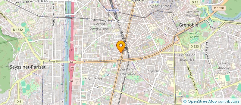 localisation de l'entreprise MADAME SYLVIE BARBET à GRENOBLE