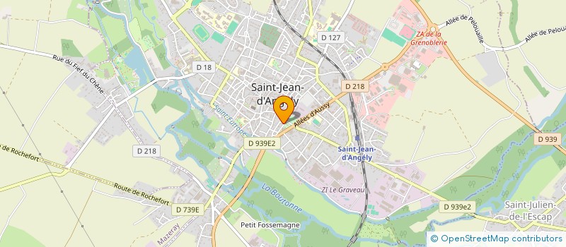 localisation de l'entreprise MADAME SYLVIE BARBIER à SAINT-JEAN-D'ANGELY