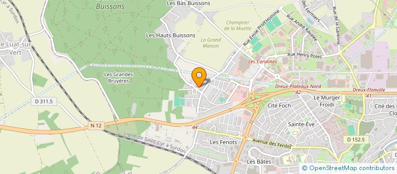 localisation de l'entreprise MADAME SYLVIE BARCQ à DREUX