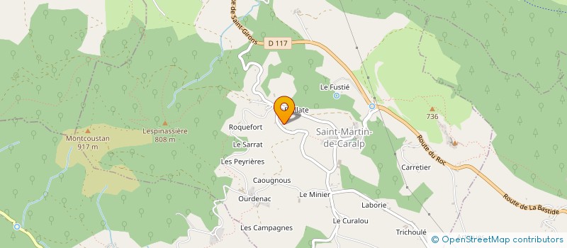localisation de l'entreprise MADAME SYLVIE BARES à SAINT-MARTIN-DE-CARALP