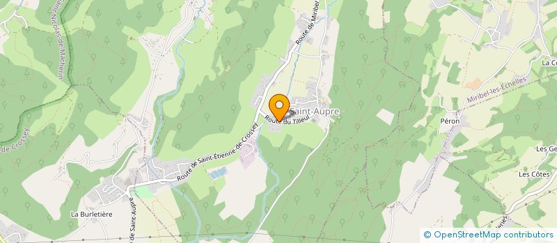 localisation de l'entreprise MADAME SYLVIE BARILLE  SAINT-AUPRE