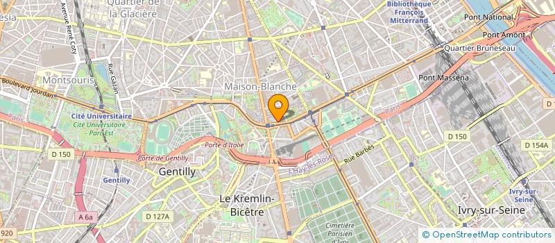 localisation de l'entreprise MADAME SYLVIE BARIOZ  PARIS