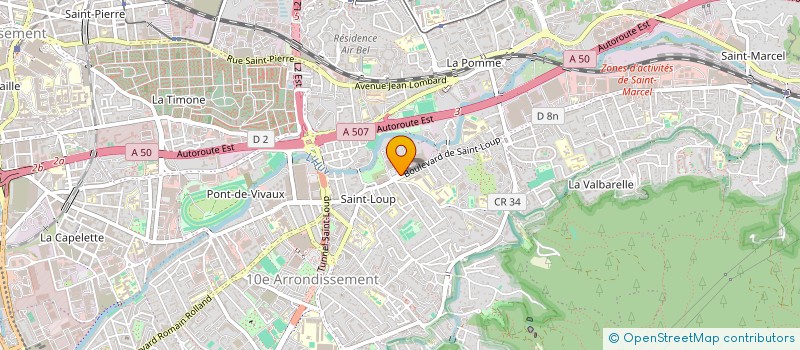 localisation de l'entreprise MADAME SYLVIE BARRA à MARSEILLE