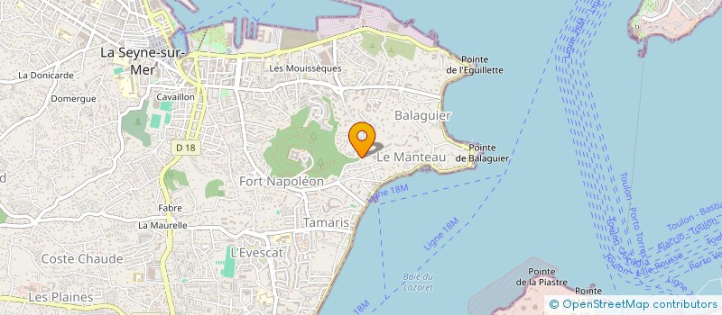 localisation de l'entreprise MADAME SYLVIE BARRACO à LA SEYNE-SUR-MER