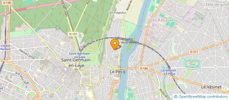 localisation de l'entreprise MADAME SYLVIE BARRIER  LE PECQ