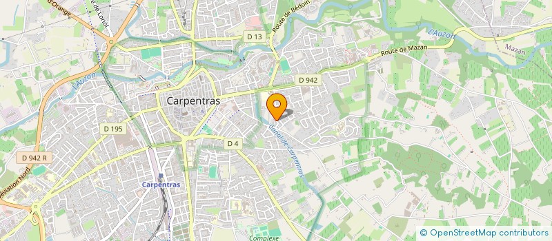 localisation de l'entreprise MADAME SYLVIE BARTHES  CARPENTRAS