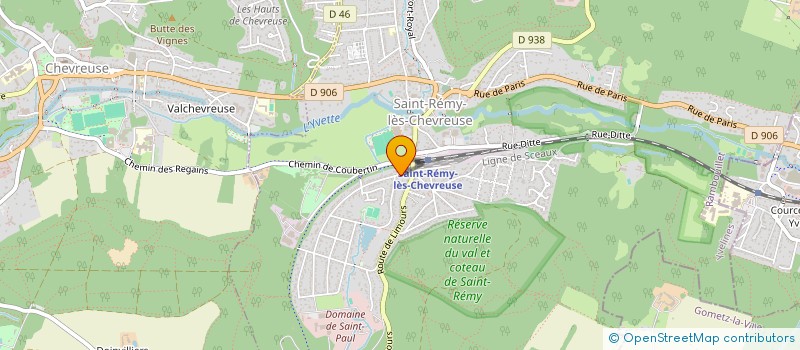 localisation de l'entreprise MADAME SYLVIE BAUDIER  SAINT-REMY-LES-CHEVREUSE