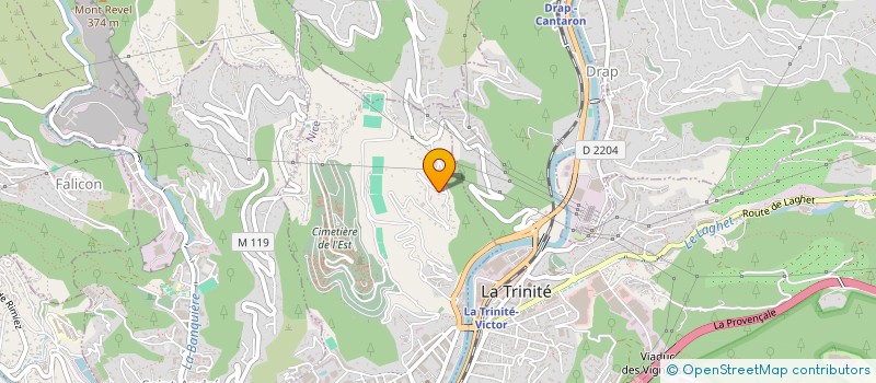 localisation de l'entreprise MADAME SYLVIE BAUDRU  NICE