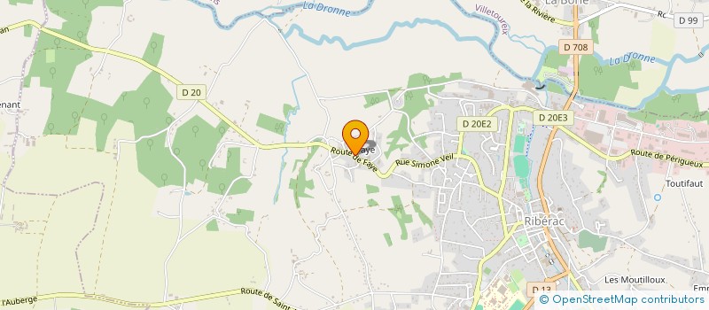 localisation de l'entreprise MADAME SYLVIE BAUSSON  ST SULPICE DE ROUMAGNAC