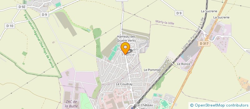 localisation de l'entreprise MADAME SYLVIE BAYOL  PUISEUX-EN-FRANCE