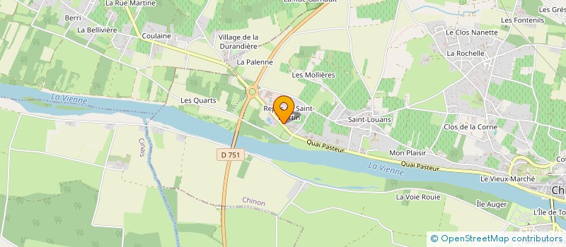 localisation de l'entreprise MADAME SYLVIE BEAUFILS  CHINON