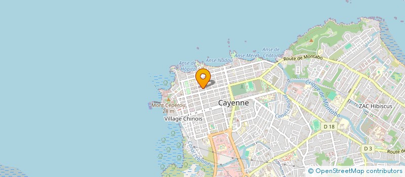 localisation de l'entreprise MADAME SYLVIE BEAUFORT  CAYENNE