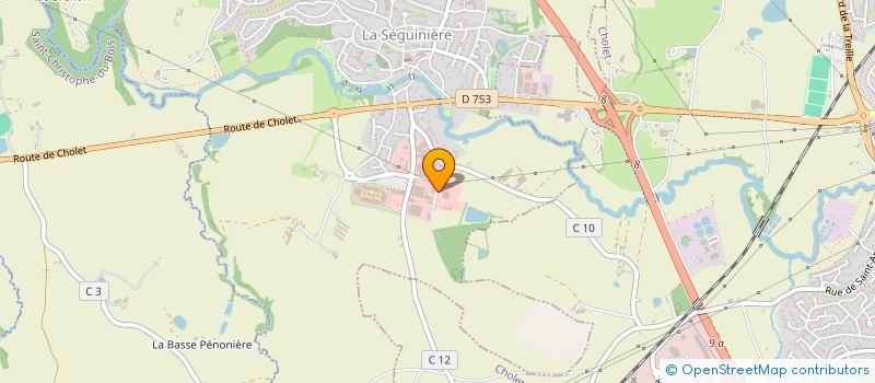 localisation de l'entreprise MADAME SYLVIE BEAUFRETON  LA SEGUINIERE