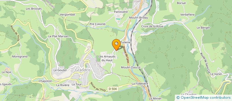 localisation de l'entreprise MADAME SYLVIE BEDIAT à LAMURE-SUR-AZERGUES