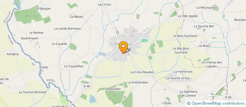 localisation de l'entreprise MADAME SYLVIE BEGOIN  COMBLESSAC