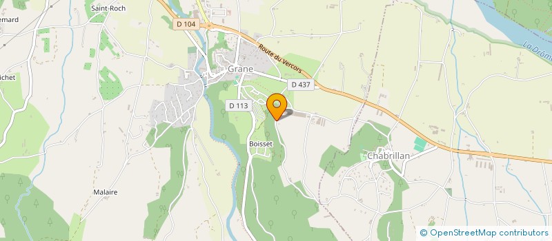 localisation de l'entreprise MADAME SYLVIE BEGOT  GRANE