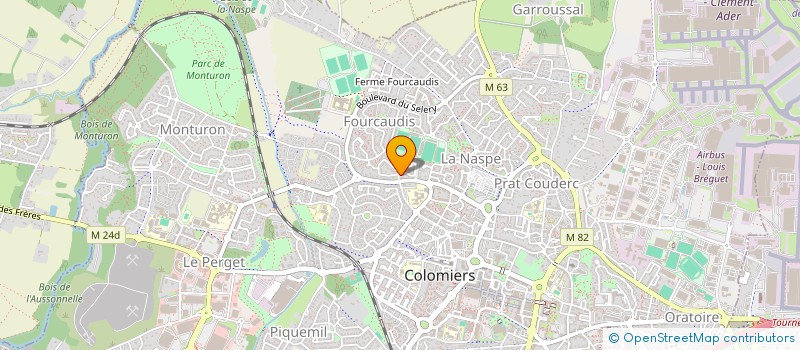 localisation de l'entreprise MADAME SYLVIE BEGUE à COLOMIERS