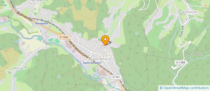 localisation de l'entreprise MADAME SYLVIE BEHAGUE  SAINT-AMARIN