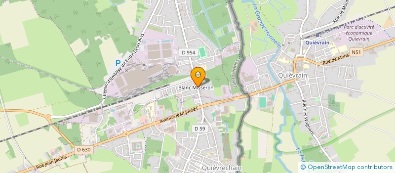 localisation de l'entreprise MADAME SYLVIE BELVERGE  CRESPIN